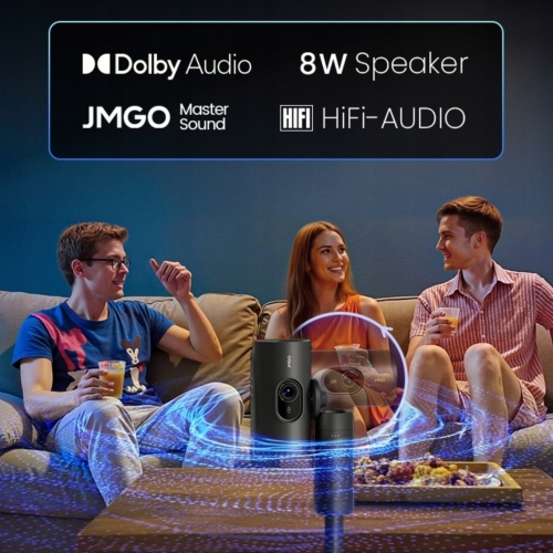 PicoPlay JMGO Bärbar Laser DLP-projektor + Stativ + Powerbank